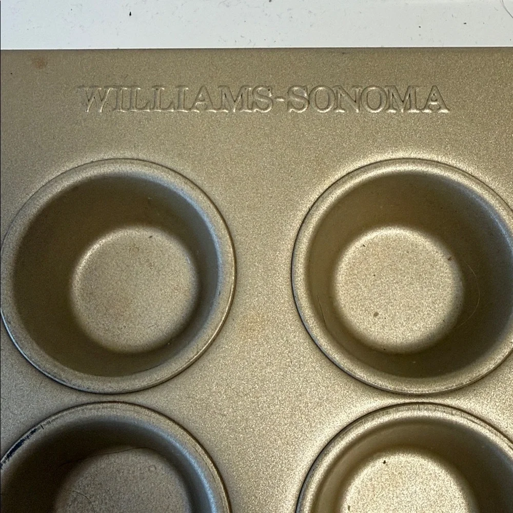 William Sonoma Gold Nonstick 24-Cup Mini Muffin Pan